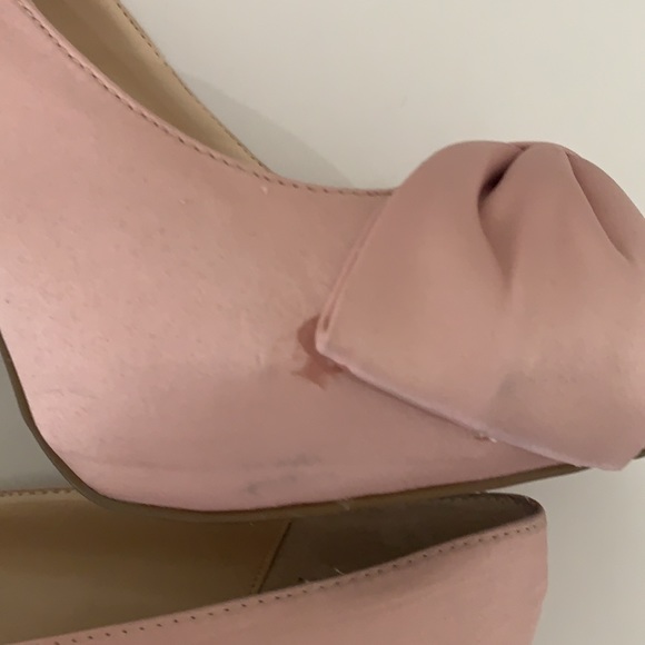 Guess Pink Satin Heels Size 9.5 - Picture 9 of 11
